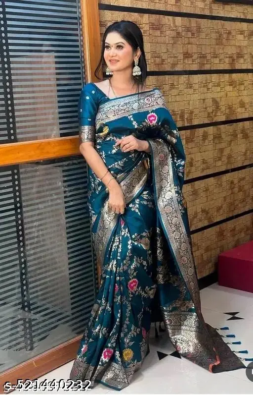 kanjivaram silk saree {saree/banarasi saree/party wear saree/saree new colletion/saree