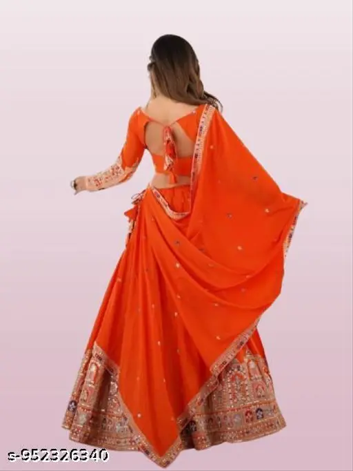 Traditional Embroidered Taj Design Lehenga Choli