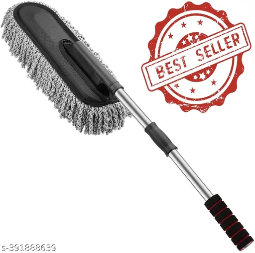 Microfiber Flexible Duster Car Wash | Car Aing Accessories | Microfiber | Brushes | Dry/Wet Home, Kitchen, Office Aing Brush with Expandable Handle