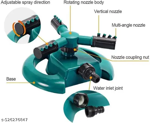 Gadget Deals- Garden Sprinkler | Garden Sprinkler 360 Rotating Water Sprinkler | Water Sprinkler for Garden | Yard Sprinklersfor Plant Irrigation and Kids Playing,- watersprinkler for Plants