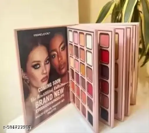 professinal 5 in1 Book- Foldable Makeup Palette Set | Portable &amp;amp;amp;amp; Long-Lasting | Contour Blusher Highlight Eyeshadow()