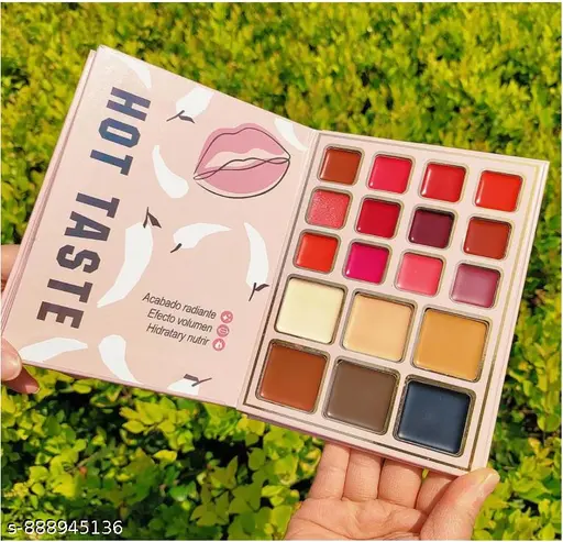 5-in-1 Foldable Makeup Palette for Women | Complete Face Kit with Eyeshadow Lip Tint &amp;amp; Highlighter | Travel-Friendly Beauty Book | Long-Wear Matte &amp;amp; Shimmer Shades | Gift Set