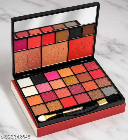 All-in-One Makeup Palette – Eyeshadow, Blush &amp;amp;amp; Contour Combo