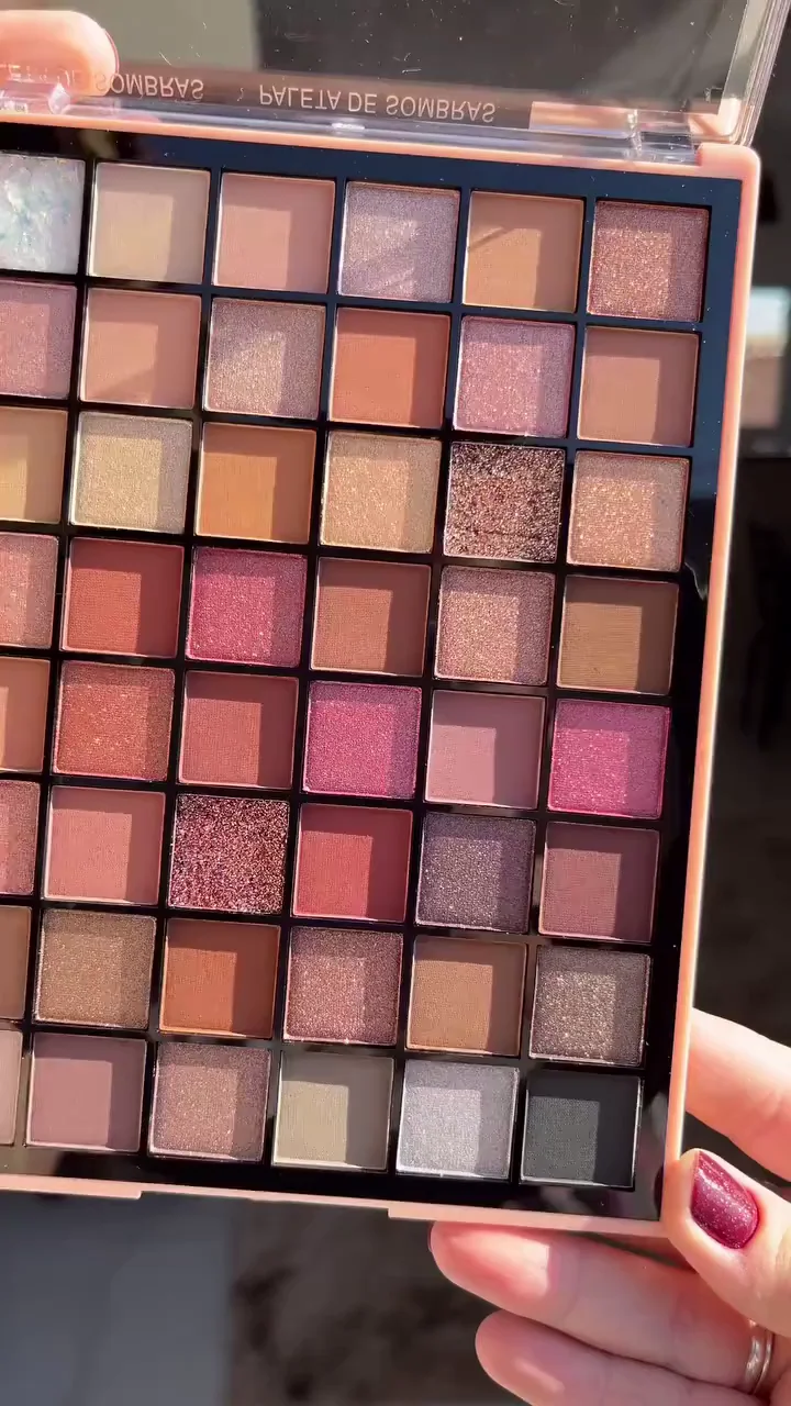 64 Shades Highly Pigmented Mocallure Eye Makeup Palette | Matte Shimmer Metallic Eyeshadow Palette Long Lasting Easly Blendable Natural