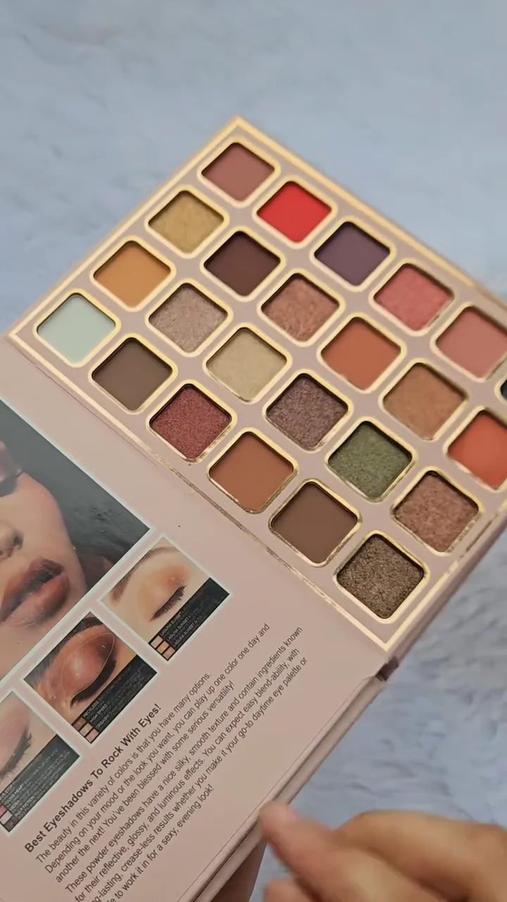 All in One Multipurpose 5in1 Makeup Book Palette Kit| Eyeshadow Palette Kit With Highlighter, Blusher, Contours, Lip Colours, 48 Shades Eyeshadow