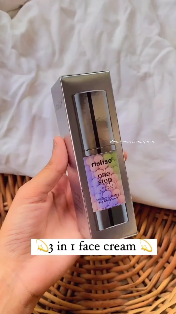 Maliao Natural One Step Correct Corrector | Skin Tone Correcting Serum | Brightening Primer for Even Complexion | Redness &amp;amp;amp;amp; Dullness Neutralizer | Lightweight Formula | 40g