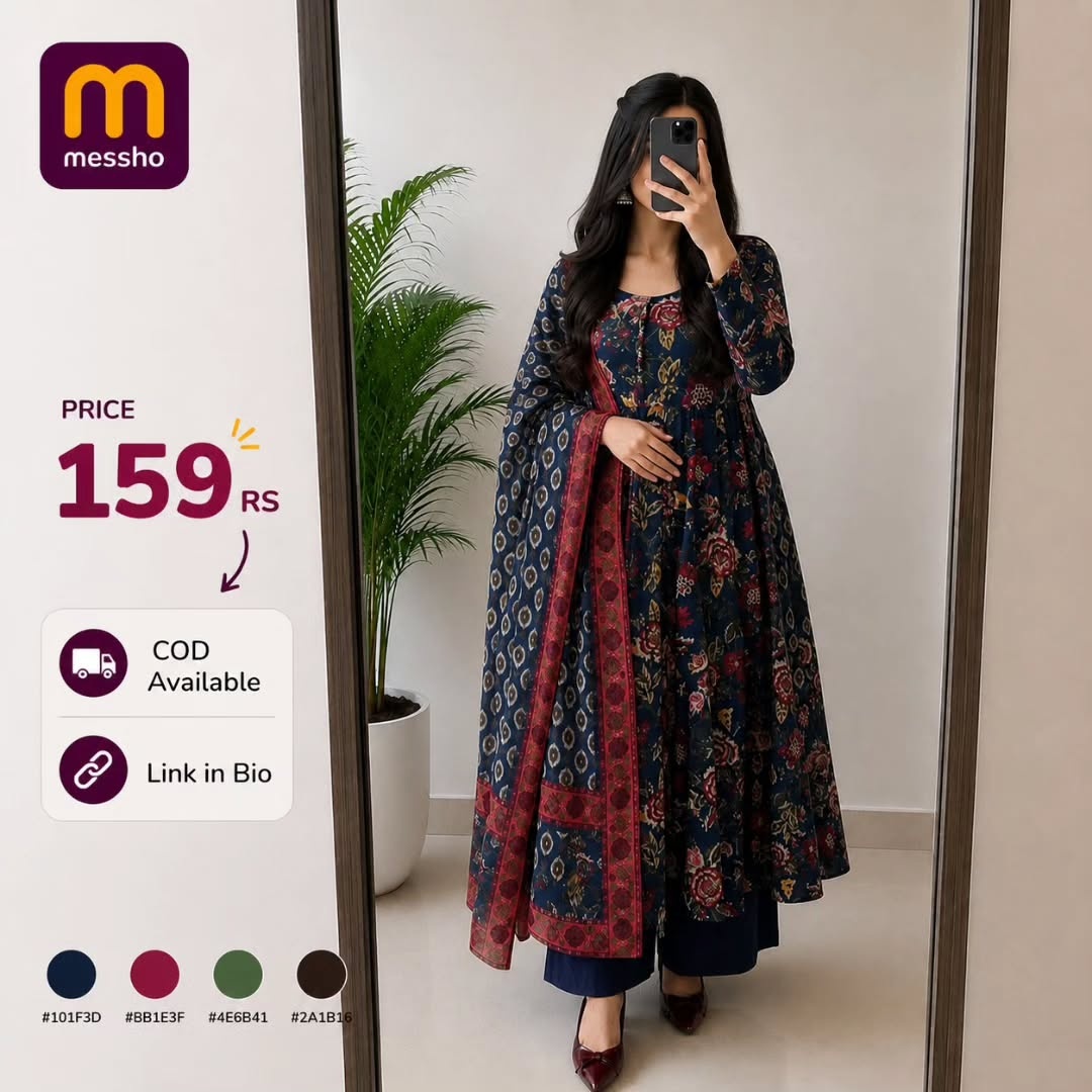 Women Floral Printed Panelled Kurta with Trousers &amp;amp;amp; With Dupatta