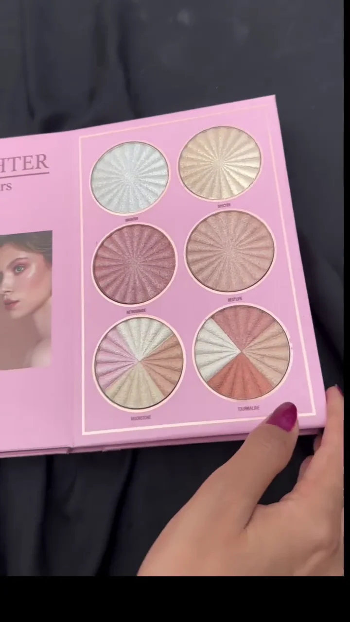 Afflano 5-Layer Book-Style Foldable Makeup Palette Set | Portable &amp;amp;amp; Long-Lasting | Contour Blush Highlight Eyeshadow Lipstick, Professional 67 Shades, Suitable for Multiple Skin Tones &amp;amp;amp; Makeup Looks